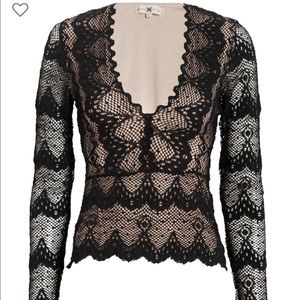 NWT Nightcap Stretch Lace top